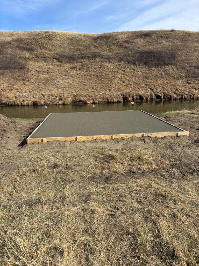 pivot pad concrete and form