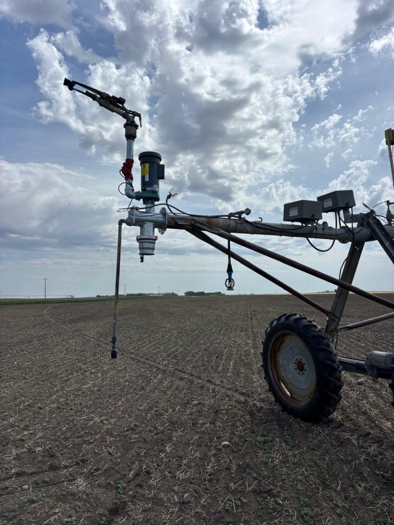end pivot sprinkler